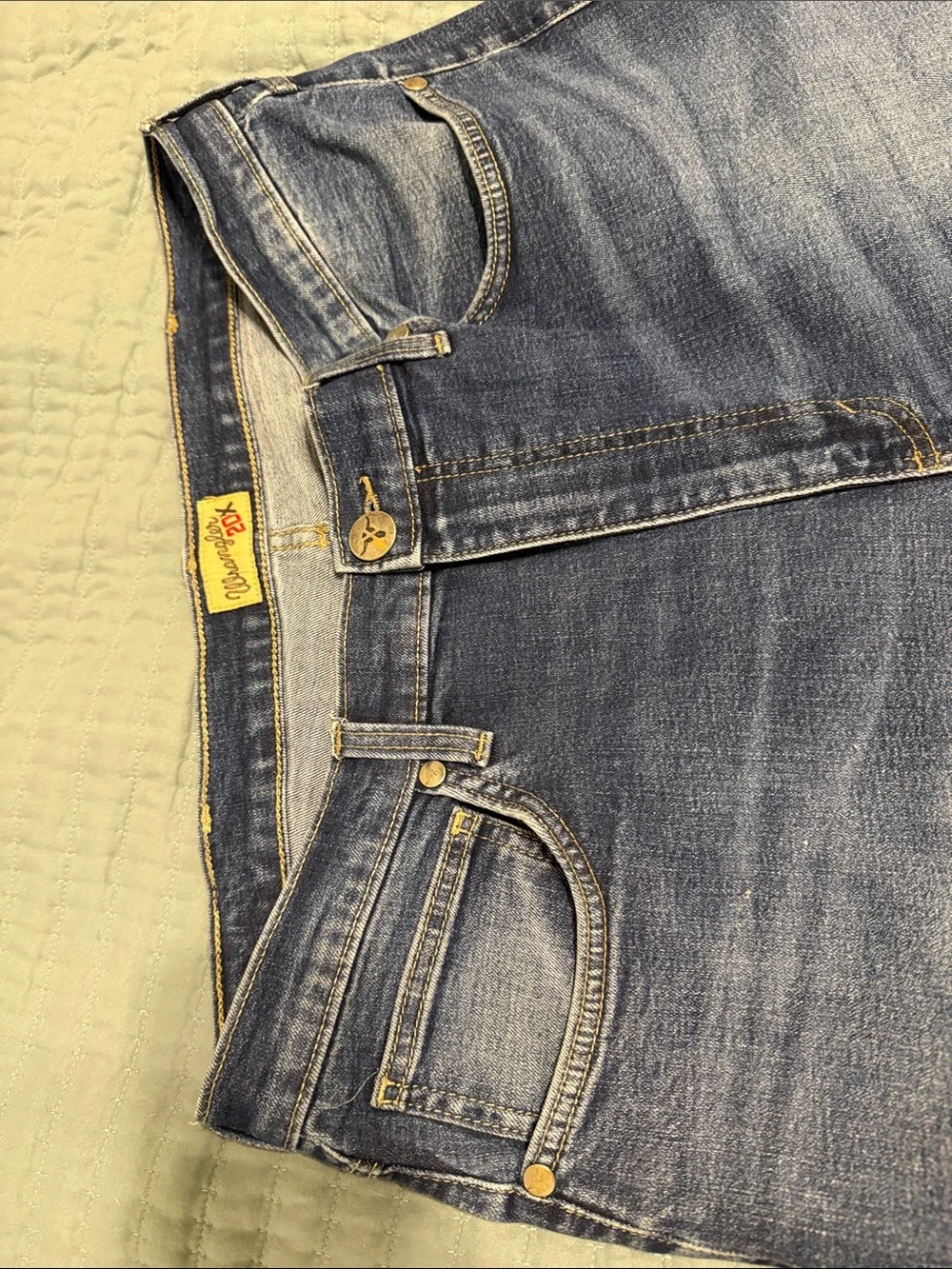 Wrangler 20x Bootcut Dark Blue Men's Denim Jeans